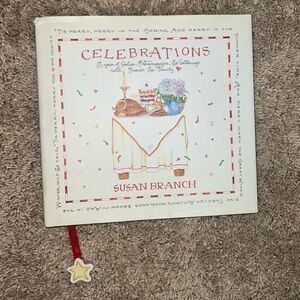 Susan Branch Celebrations Keepsake Book with Ribbon Bookmark